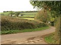 Lane from Penslade Cross