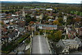 View west from Gloucester Cathedral