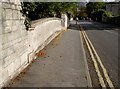 Railway bridge with benchmark