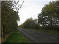 View along Top Road (A1077)