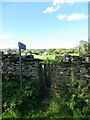 Gate near Redmire