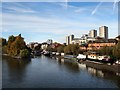 TQ1877 : Thames View from Kew Bridge by Paul Gillett