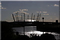 The Millennium Dome from Canning Town