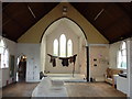 Inside the converted church, known as the tin church