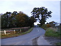 TM3066 : B1120 Badingham Road by Geographer