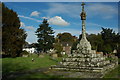 SO5509 : Cross in Newland churchyard by Philip Halling