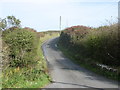 The road east from Pont Ffynnon Saint to the B4417 at Bro Hywyn