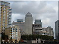 View of Canary Wharf from the Thames #2