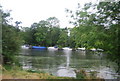 Boats moored by Trowlock Island