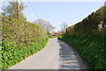 Narrow lane to Milton Street