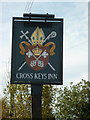 The sign for the Cross Keys