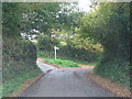 Road junction near Westleigh