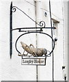 Grasshopper sign, Langley House