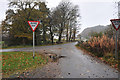 Road junction at Ledaig