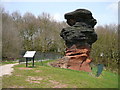 Hemlock Stone on Stapleford Hill