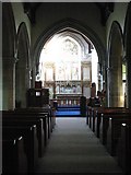 NY8355 : St. Cuthbert's Church, Allendale - nave by Mike Quinn