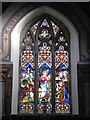 NY8355 : St. Cuthbert's Church, Allendale - east window by Mike Quinn