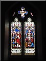 NY8355 : St. Cuthbert's Church, Allendale - stained glass window (5) by Mike Quinn