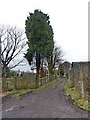 Access track to allotment gardens off Fern Street, Ramsbottom