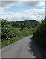 Country road near Yorton