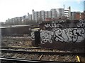 World War II machine gun nests on the railway line near Clapham Junction