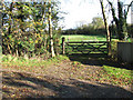 Gate into pasture north of Bleach Farm