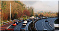 Morning peak on the M1, Dunmurry