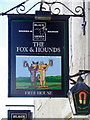 Sign for the Fox and Hounds