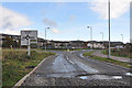 Newly built roundabout near Dumbarton