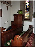 NU2311 : St Mary's Church, Lesbury, Pulpit by Alexander P Kapp
