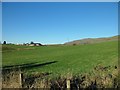 Looking to Dyke Farm and the Campsie Fells from Auchenreoch