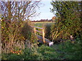 A footbridge on the way to Kellington