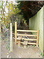 Footpath and stile