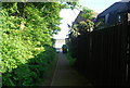 Saxon Shore Way entering Lower Upnor