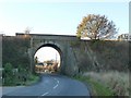 Rigg Lane passing under the railway