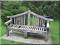 Ornate seat in St Mary