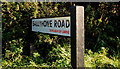 J3998 : Ballyhone Road sign near Glynn and Gleno by Albert Bridge