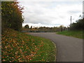 Bridleway and entrance to East Wolves Farm