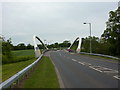 NU2311 : New bridge over the River Aln at Lesbury by Alexander P Kapp