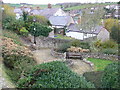 Terraced gardens above Denbigh