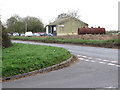 A garage beside the B1134 road, Goose Green