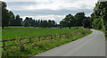 Country road near Adderley