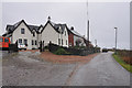 Recently built houses on the outskirts of Mallaig