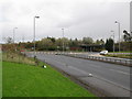 Roundabout at Junction 2, M80