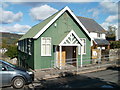 Front view of Salisbury Community Hall, Govilon