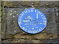 A Memorial plaque on the Burnley Road canal bridge