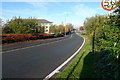 Slip road near Cheadle Royal