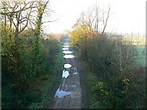 SU0795 : Bridleway to the Spine Road (East), near Cerney Wick by Brian Robert Marshall