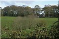 Trelissick estate: New Lodge, from National Cycle Route 3