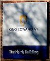 The Harris Building sign